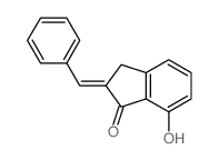 1H-Inden-1-one,2,3-dihydro-7-hydroxy-2-(phenylmethylene)- picture