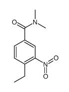 Benzamide, 4-ethyl-N,N-dimethyl-3-nitro- (9CI)结构式