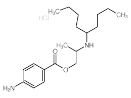 2-(nonan-5-ylamino)propyl 4-aminobenzoate structure