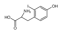 2-Iodo-L-tyrosine结构式