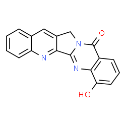 Quino[2,3:3,4]pyrrolo[2,1-b]quinazolin-11(13H)-one,7-hydroxy- Structure