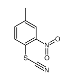 Thiocyanic acid 4-methyl-2-nitrophenyl ester结构式