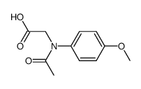 DL-N-acetyl-p-methoxyphenylglycine Structure