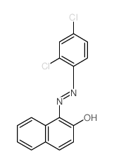 1-[(2,4-dichlorophenyl)hydrazinylidene]naphthalen-2-one Structure