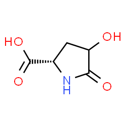 L-Proline, 4-hydroxy-5-oxo- (9CI) structure
