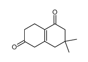 1,6(2H,5H)-NAPHTHALENEDIONE, 3,4,7,8-TETRAHYDRO-3,3-DIMETHYL-结构式