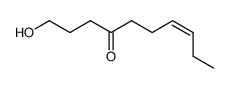 (Z)-1-hydroxydec-7-en-4-one结构式