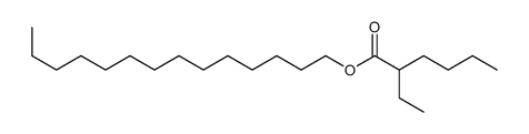 tetradecyl 2-ethylhexanoate Structure