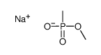 Phosphonic acid, methyl-, monomethyl ester, monosodium salt结构式