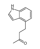 4-(1H-indol-4-yl)butan-2-one结构式