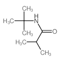 Propanamide,N-(1,1-dimethylethyl)-2-methyl- Structure