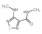 N-methyl-4-methylamino-1,2,5-thiadiazole-3-carboxamide Structure