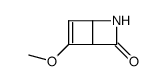 5-Methoxy-3-oxo-2-azabicyclo(2.2.0)hex-5-ene结构式