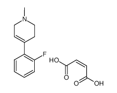 2'-fluoro-N-methyl-4-phenyl-1,2,3,6-tetrahydropyridine Structure