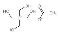 tetrakis(hydroxymethyl)phosphonium acetate structure