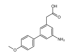 5-Amino-4'-methoxy-3-biphenylacetic acid结构式