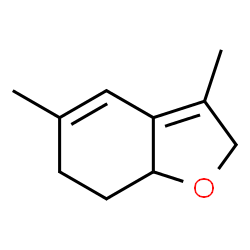 Benzofuran,2,6,7,7a-tetrahydro-3,5-dimethyl-(9CI)结构式
