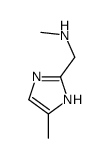 METHYL-(4-METHYL-1H-IMIDAZOL-2-YLMETHYL)-AMINE结构式