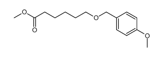 methyl 6-((4-methoxybenzyl)oxy)hexanoate结构式