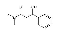 Benzenepropanethioamide,-bta--hydroxy-N,N-dimethyl- structure