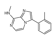 N-methyl-3-(2-methylphenyl)imidazo[1,2-a]pyrazin-8-amine Structure