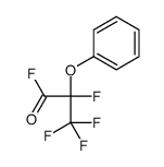 2,3,3,3-tetrafluoro-2-phenoxypropanoyl fluoride Structure