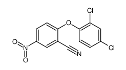 2-(2,4-dichlorophenoxy)-5-nitrobenzonitrile结构式