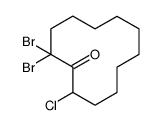 2,2-dibromo-12-chlorocyclododecan-1-one Structure