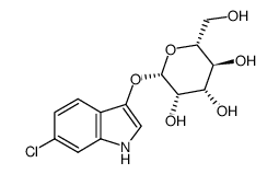 6-CHLORO-3-INDOXYL-BETA-D-MANNOPYRANOSIDE Structure