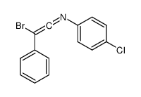 2-bromo-N-(4-chlorophenyl)-2-phenylethenimine结构式