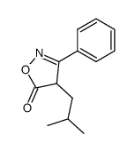 4-isobutyl-3-phenylisoxazoline-5-one Structure