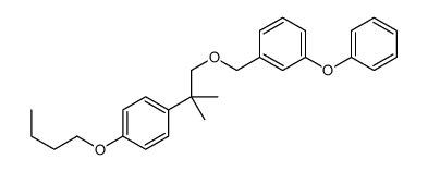 1-butoxy-4-[2-methyl-1-[(3-phenoxyphenyl)methoxy]propan-2-yl]benzene结构式