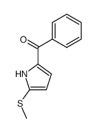 2-(methylthio)-5-benzoylpyrrole结构式