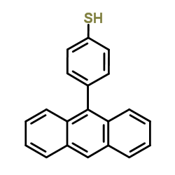 4-anthracen-9-ylbenzenethiol Structure