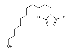 11-(2,5-dibromopyrrol-1-yl)undecan-1-ol结构式