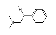 dimethyl(2-phenylethyl-2-d)sulfonium Structure