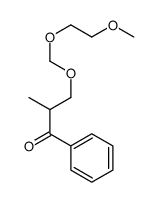 3-(2-methoxyethoxymethoxy)-2-methyl-1-phenylpropan-1-one结构式