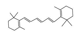 1,6-Bis(2,6,6-trimethylcyclohex-1-enyl)hexa-1,3,5-triene结构式