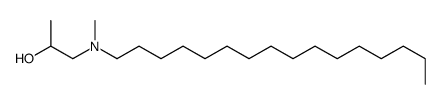 1-[hexadecyl(methyl)amino]propan-2-ol结构式