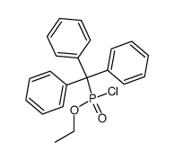 trityl-phosphonic acid ethyl ester chloride结构式