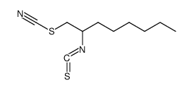 2-isothiocyanato-1-thiocyanatooctane Structure