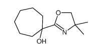 1-(4,4-dimethyl-5H-1,3-oxazol-2-yl)cycloheptan-1-ol结构式