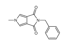 1-benzyl-N-methyl-1H-pyrrole-3,4-dicarboximide结构式