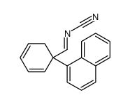 (1-naphthalen-1-ylcyclohexa-2,4-dien-1-yl)methylidenecyanamide Structure