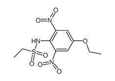 ethanesulfonic acid-(4-ethoxy-2,6-dinitro-anilide) Structure
