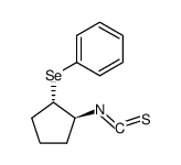 ((1S,2S)-2-isothiocyanatocyclopentyl)(phenyl)selane Structure