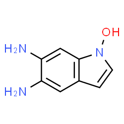 1H-Indole-5,6-diamine,1-hydroxy- Structure