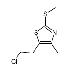 5-(2-chloroethyl)-4-methyl-2-methylsulfanyl-1,3-thiazole Structure