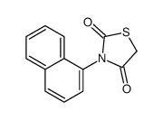 3-naphthalen-1-yl-1,3-thiazolidine-2,4-dione Structure