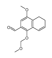 5-methoxy-8-methoxymethoxy-3,4-dihydronaphthalene-7-carbaldehyde结构式